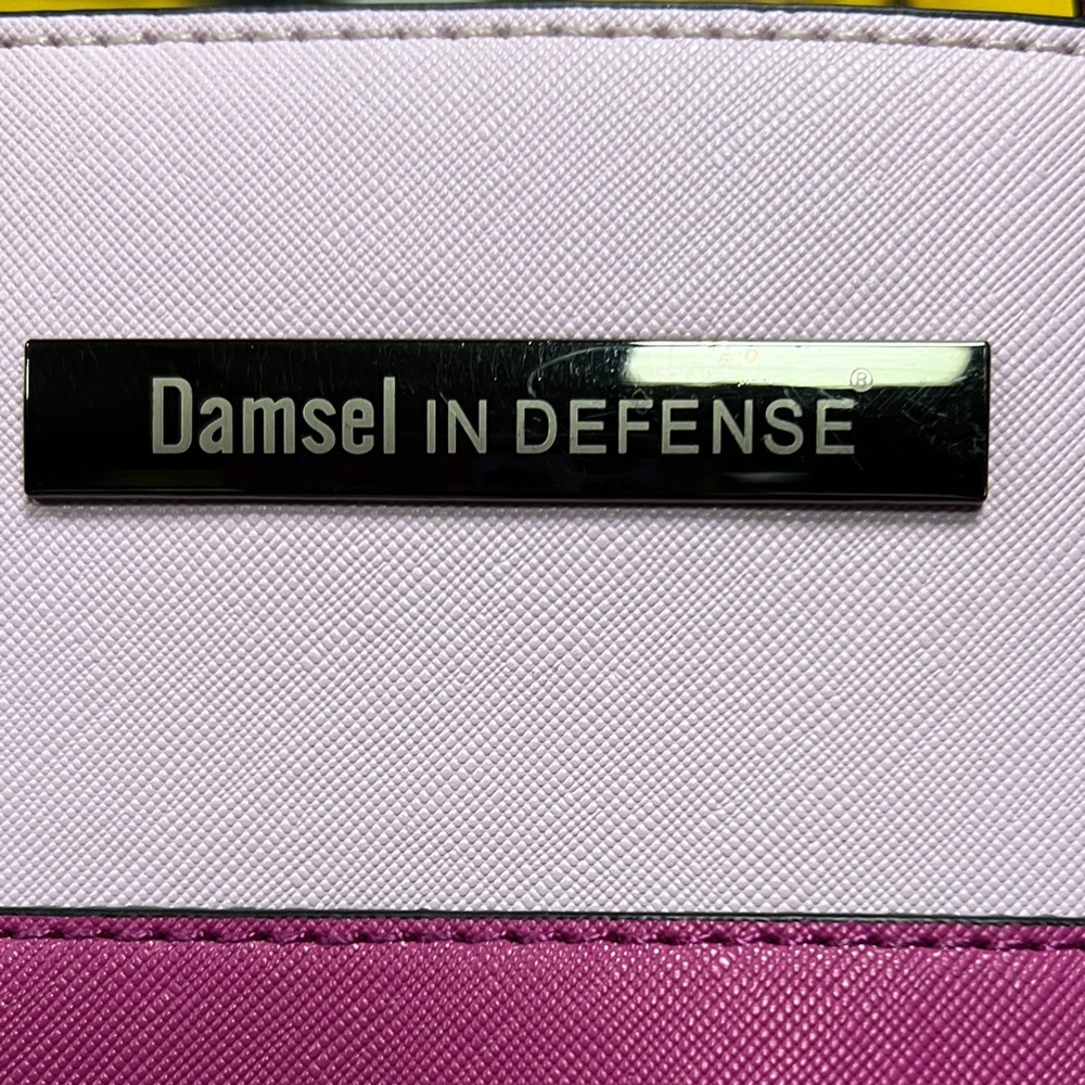 Damsel in Defense Two-Tone Pink Tote Bag - Picture 2 of 8